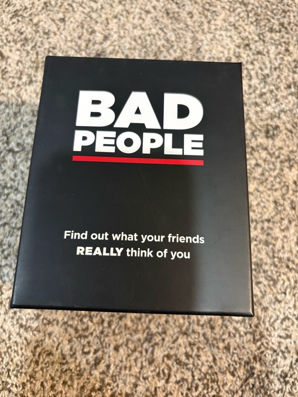 Bad People Party Game - Black